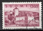 Finlande 1963; Y&T n 542; 0.60m, lilas, forteresse d'olavinlinna