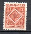 Madagascar timbre taxe Y&T  N  34  nsg