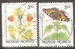 norvege - n 1071/1072  la paire oblitere - 1993