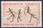 Timbre neuf ** n 161(Yvert) Tchad 1968 - Mission Bailloud dans l'Ennedi