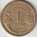 1 Franc Morlon bronze-alu 1941