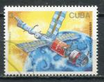 Timbre  CUBA  1988  Obl  N  2841   Y&T   Espace Engins Spatiaux Satellites