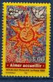 France 1999 - YT 3255 - cachet rond - timbre aimer accueillir