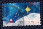 Norvge 2007 Oblitr rond Used Thme Nol Christmas toile neige cabane