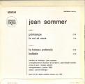EP 45 RPM (7")  Jean Sommer  "  Printemps  "