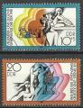 RDA 1981 Y&T n 2272-73; srie 2 timbres, 8e spartakiades de la jeunesse