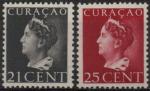 Curaao : n 164 et 165 x neuf avec trace de charnire anne 1946