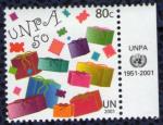 Nations Unies 2001 Neuf ONU emballages cadeaux UNPA bord de feuille