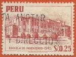 Peru 1952-53.- Escuela de Ingenieros. Y&T 431. Scott 462. Michel 522.