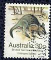 Australie 1981 Oblitr Used Bridled Nail-tailed Wallaby brid  queue corne