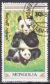 MONGOLIE N 1767 de 1990 oblitr "le panda gant"