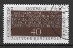 Allemagne - 1981 - Yt n 937 - Ob - Principes dmocratie , tat constitutionnel
