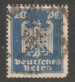 Germany - Deutsches Reich - Scott 333 perfin