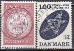 DANEMARK N 678/9 de 1979 oblitrs (srie complte) 