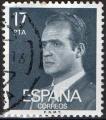 Espagne : Y.T. 2372 - Juan Carlos  17pta bleu noir - oblitr - anne 1984