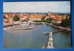 CP DE - Lindau im Bodensee - le port et la ville (timbr 1966)