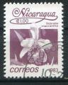 Timbre du NICARAGUA 1983  Obl  N 1256  Y&T   Fleurs 