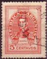 Argentine 1945 - Gal Jos de San Martin, 5 centavos, rouge - YT 462 