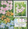 Jersey 2006 - Fleurs sauvages: cardamine des prs, 85p - YT 1300 / SG 1230 **