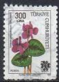 TURQUIE N° 2644 o Y&T 1990 Fleurs (surchargé)