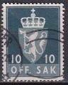 norvege - service n 68 (A)  obliter - 1955/76