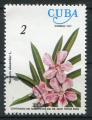 Timbre de CUBA 1977  Obl  N 2007  Y&T  Fleurs