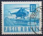 ROUMANIE N 2355 o Y&T 1967-1968 Poste et Transport (Hlicoptre)
