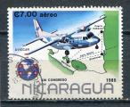 Timbre du NICARAGUA  PA  1985  Obl  N 1089  Y&T  Avions