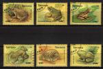 Tanzanie Y&T  N  1955 - 1956 - 1957 - 1958 - 1959 - 1960  oblitr grenouilles