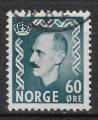 NORVEGE - 1950/52 - Yt n 330B - Ob - Haakon VII 60o ardoise