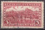 EUCS - Yvert n 226 - 1926 - Prague, Hradcany et le pont Charles