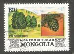 Mongolia - Scott 1268   tree / arbre
