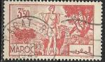 Maroc - 1945 - YT n 231A, 231 B  oblitr