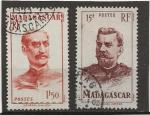MADAGASCAR anne 1946  Y.T N308-316 OBLI cote 1 Y.T 2022 