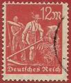 Alemania 1922.- Cifras y Trabajo. Y&T 177. Scott 223. Michel 240.