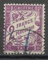 France Taxe 1893; Y&T n 42; 2F  percevoir, violet