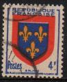 838 - Armoiries d'Anjou - oblitr - anne 1949