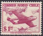 CHILI - 1956 - Avion - Yvert PA 164 Neuf **