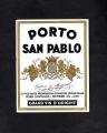 Ancienne tiquette de vin ou d'alcool : Porto San Pablo