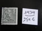 Sude - Anne 1939 - Roi Gustave V - Y.T. 259b - Oblit.Used 