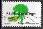 France 2008; Y&T n 4205 (aa 183); lettre 20gr, Bureau durable papier  protger