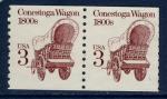 Etats-Unis - neuf - conestoga wagon (chariot conqute de l'ouest)