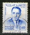 **   MAROC    0,40 d  1962  YT-441b  " Hassan II "  (o)   **
