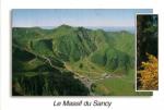 Massif du Sancy (63), vue globale, ligne de crtes (Puy de Sancy 1885m) & mimosa
