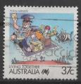 AUSTRALIE N 1056 o Y&T 1988 La vie en Australie en bande dssine (services pos