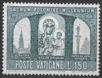 VATICAN - 1966 - Yt n 455 - N** - 1000 ans christianisme en  Pologne ; Vierge n