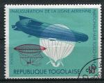 Timbre Rpublique du TOGO 1964  Obl   N 436   Y&T Zeppelin
