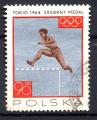 TIMBRE POLOGNE Obl  J O Jeux Olympiques de 1964