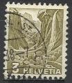 Suisse 1936; Y&T n 289; 3c olive, Lauterbrunnen