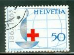 Suisse 1963 Y&T 709 oblitr Centenaire croix rouge